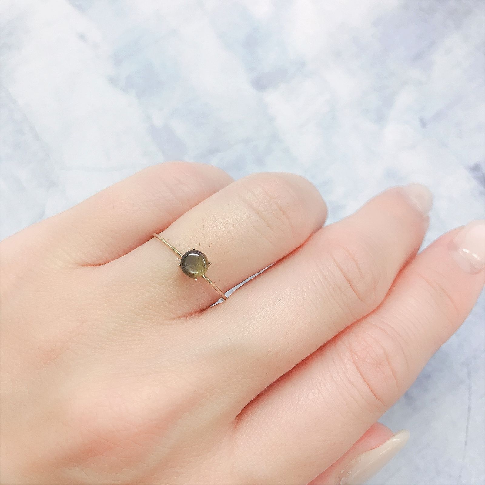 ゴールドシーンサファイア(宝石名シーン・サファイア)ケニア産 識別済