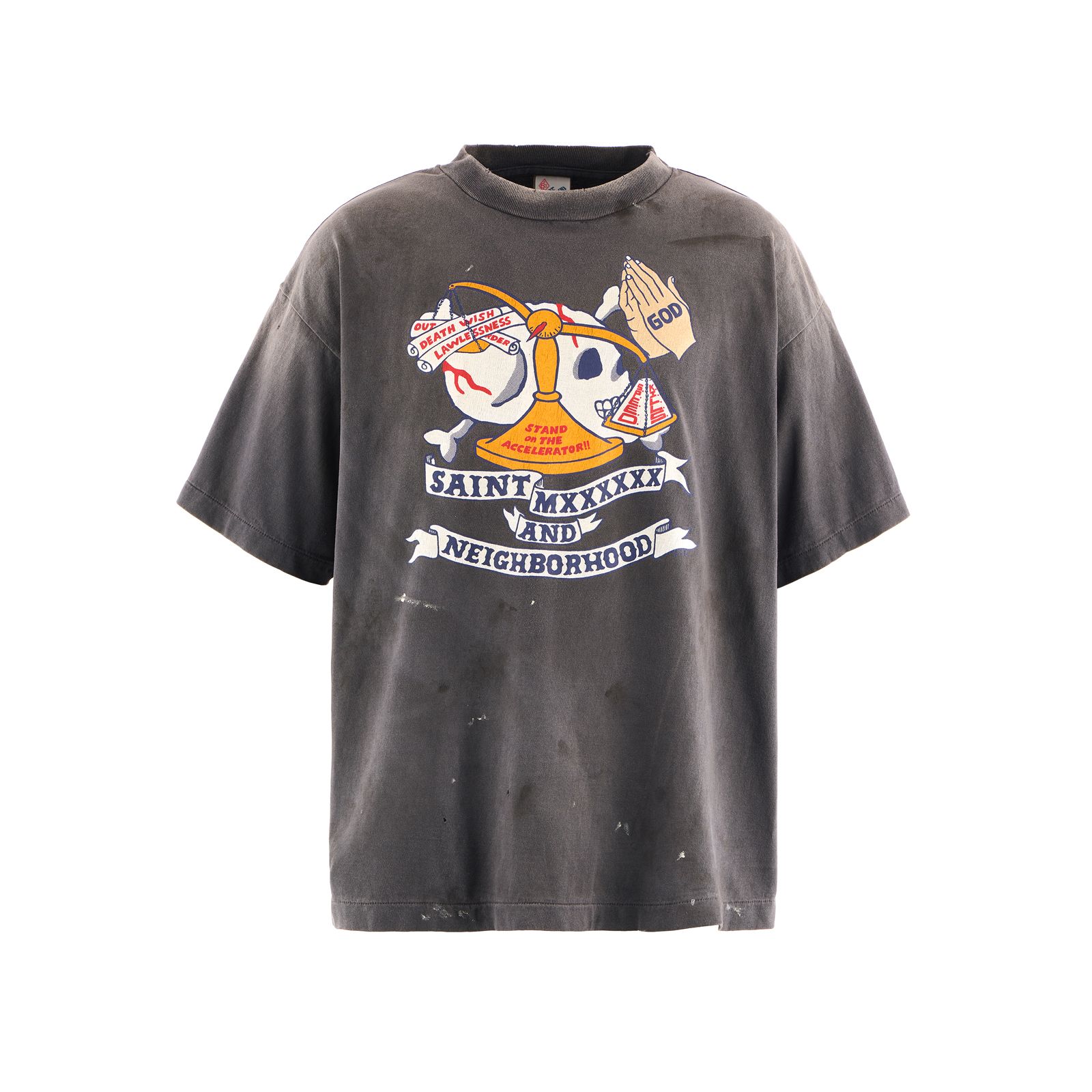 SAINT M×××××× - 【コラボ】SM-HR8-0000-C68 / STHD . SS TEE PRAY T