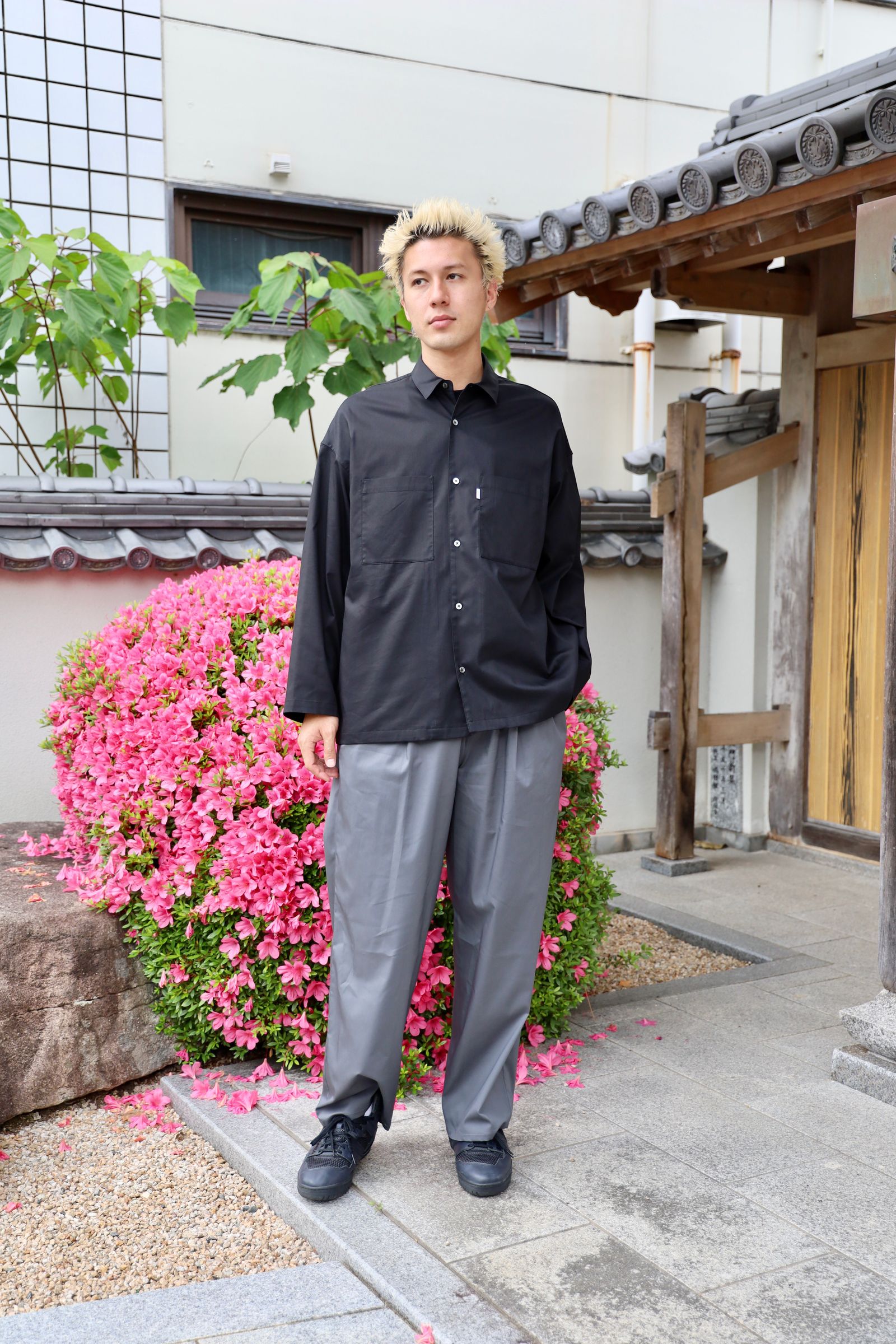 Graphpaper - グラフペーパーシャツ 25SS Solotex Twill L/S Oversized