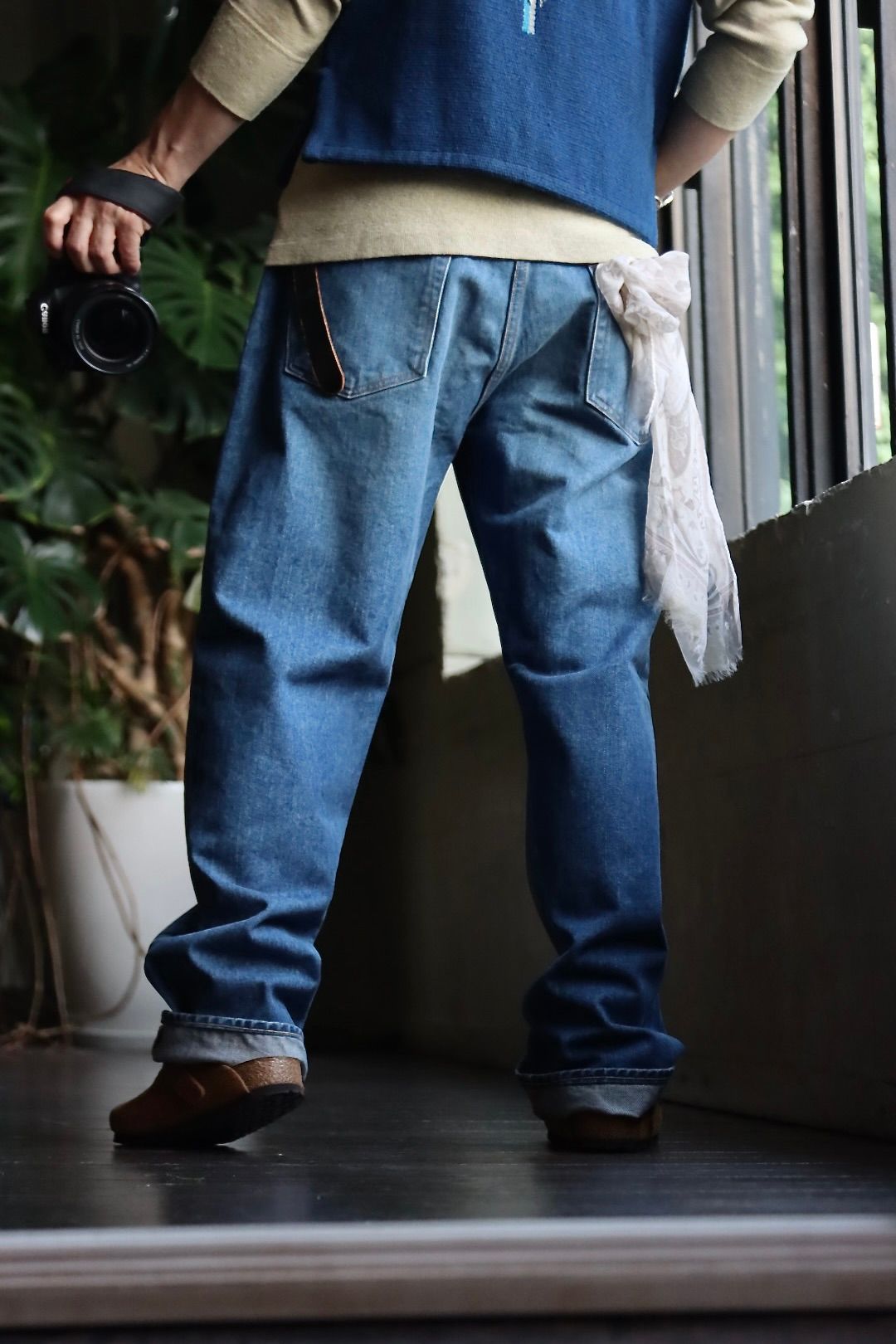 CIOTA22AW シオタ本藍スビンコットン13.5ozストレートデニムスタイル