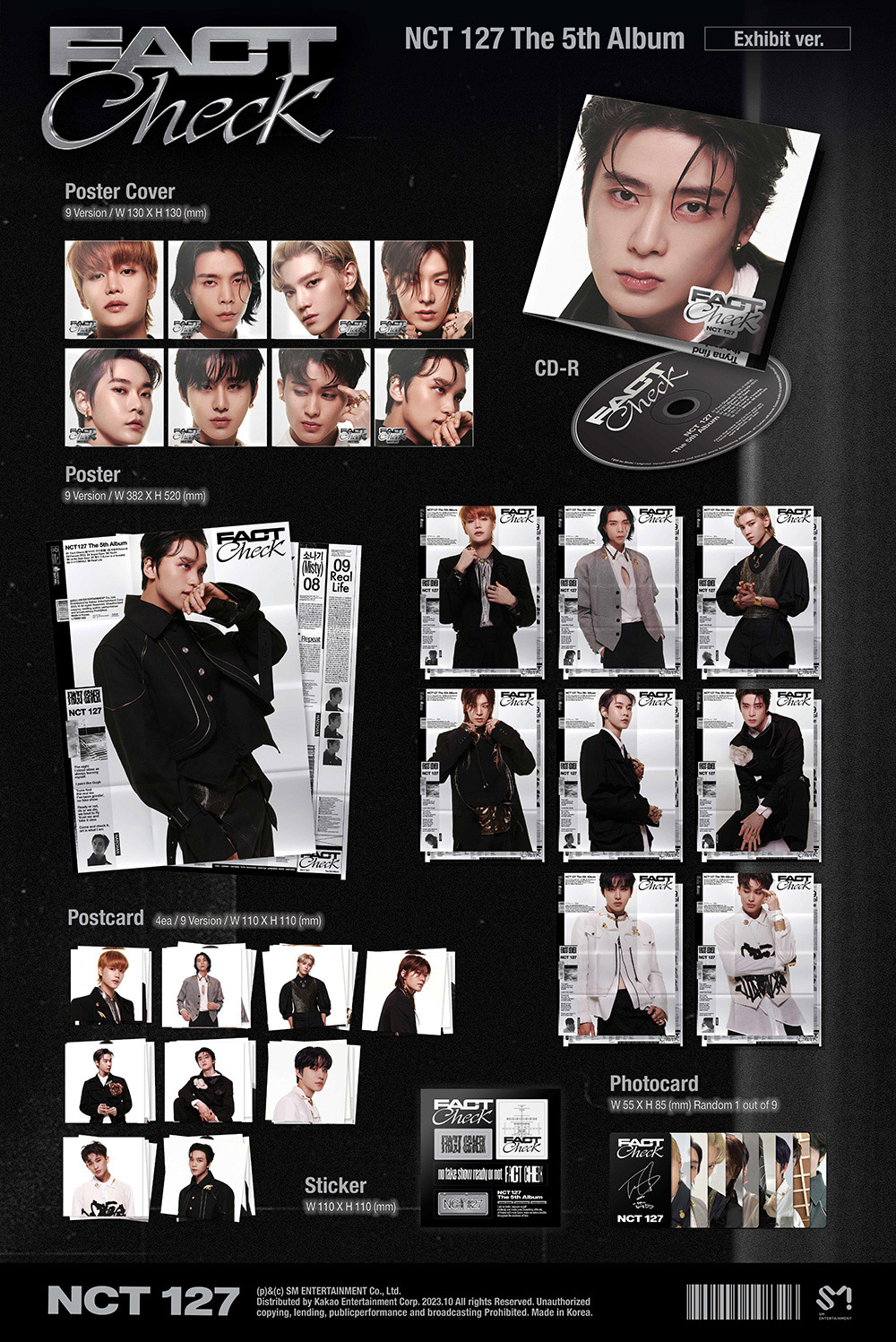 2023.10.6 on sale NCT 127 The 5th Album「Fact Check」｜mu-mo SHOP