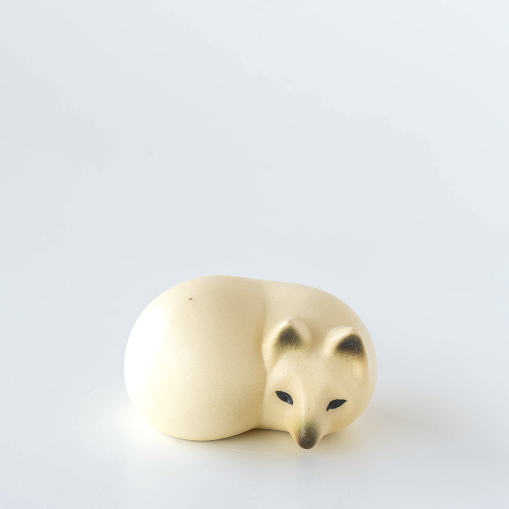 個別販売】Lisa Larson リサ・ラーソン｜FOX WHITE 白キツネ Sサイズ