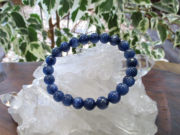 カイヤナイト ブレスレット 約8.5～9mm 天然石アクセサリー販売専門店