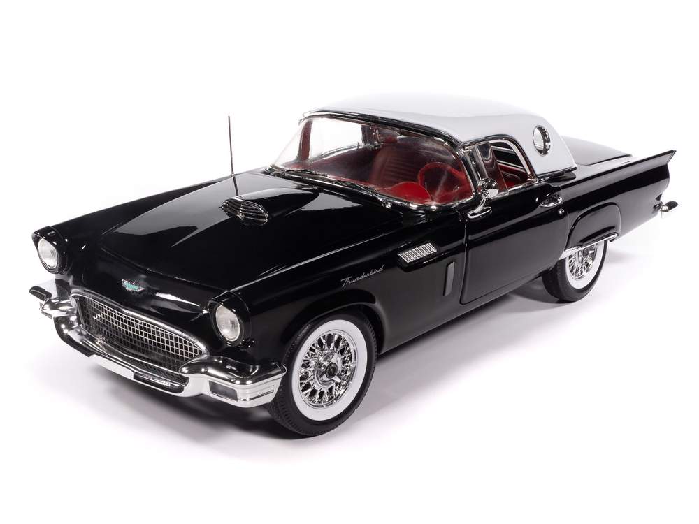 1:18 1957 Ford Thunderbird Roadster (Raven Black), New & Recent
