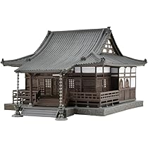 トミーテック ジオコレ 神社 + 樹木・人物・屋台等 1/150 組立品