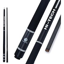 Amazon.co.jp: KHEALING ビリヤード キュー カーボン 電木皮頭 黒電木