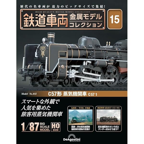鉄道車両 金属モデルコレクション 36号 (C62形蒸気機関車 C62 3) [分冊