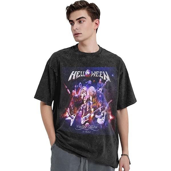 Amazon | ハロウィン HELLOWEEN バンドTシャツ 095 (Lサイズ) | T