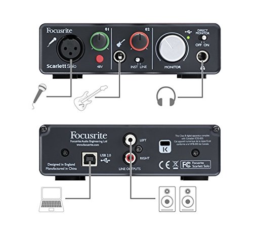 Focusrite Scarlett Solo Compact (1st GENERATION) USB Audio
