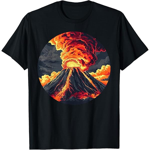 Amazon.com: Volcano T-Shirt : Clothing, Shoes & Jewelry