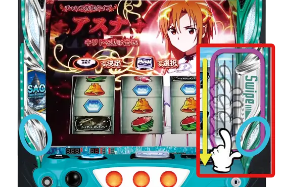 SAO（スロット）】SAOチャンス（CZ）の抽選と恩恵【ソードアート