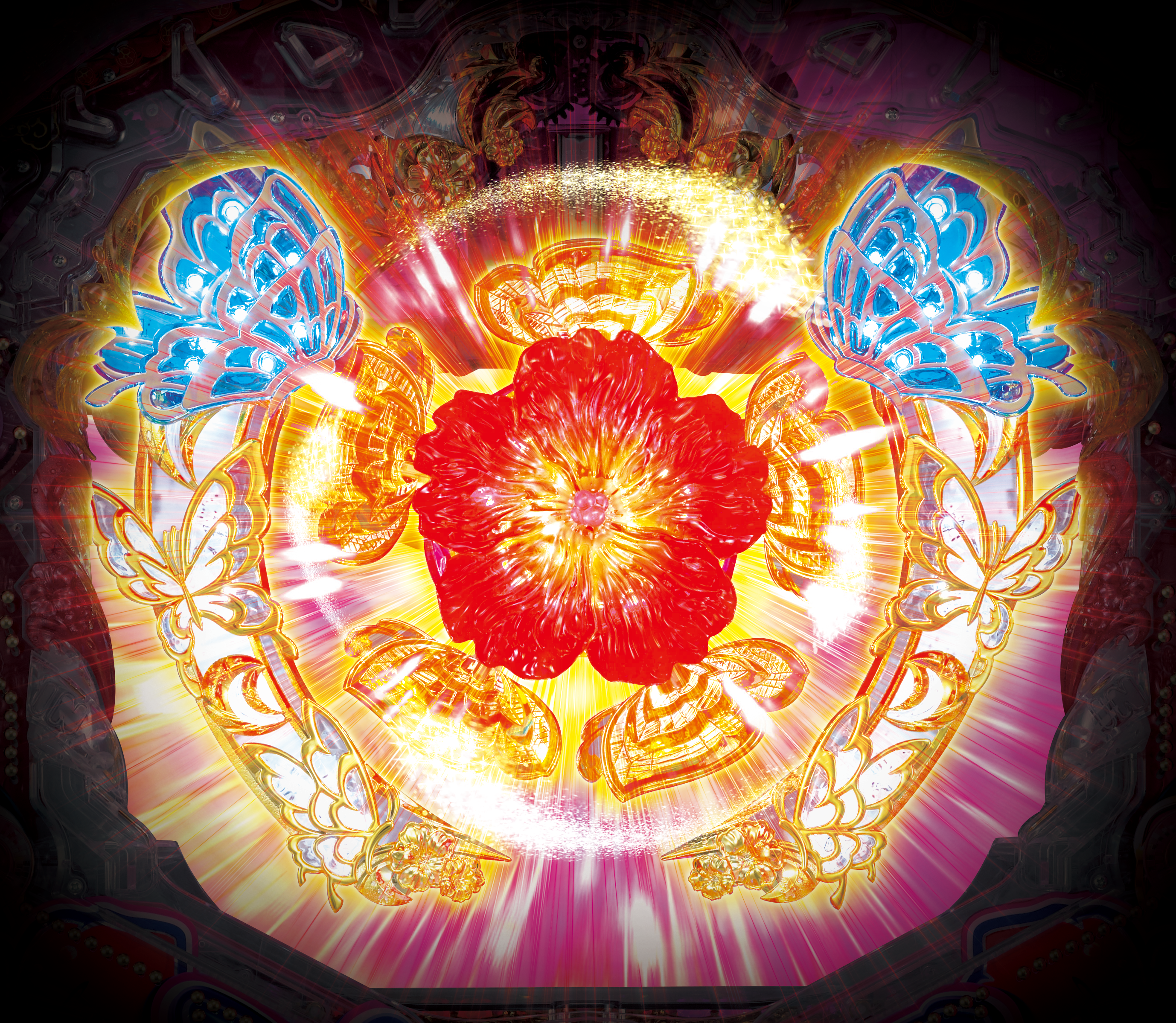 Pスーパー海物語 IN 沖縄5(沖海5)｜注目演出 ハイビスカスフラッシュ