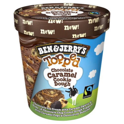 Ice Cream Chocolate Caramel Cookie Dough Topped - ShopRite