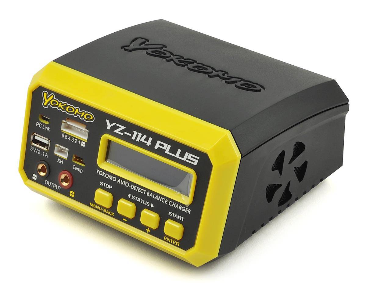 Yokomo YZ-114 PLUS AC/DC LiPo/LiHV/NiMH Balance Charger (5S/6A/50W
