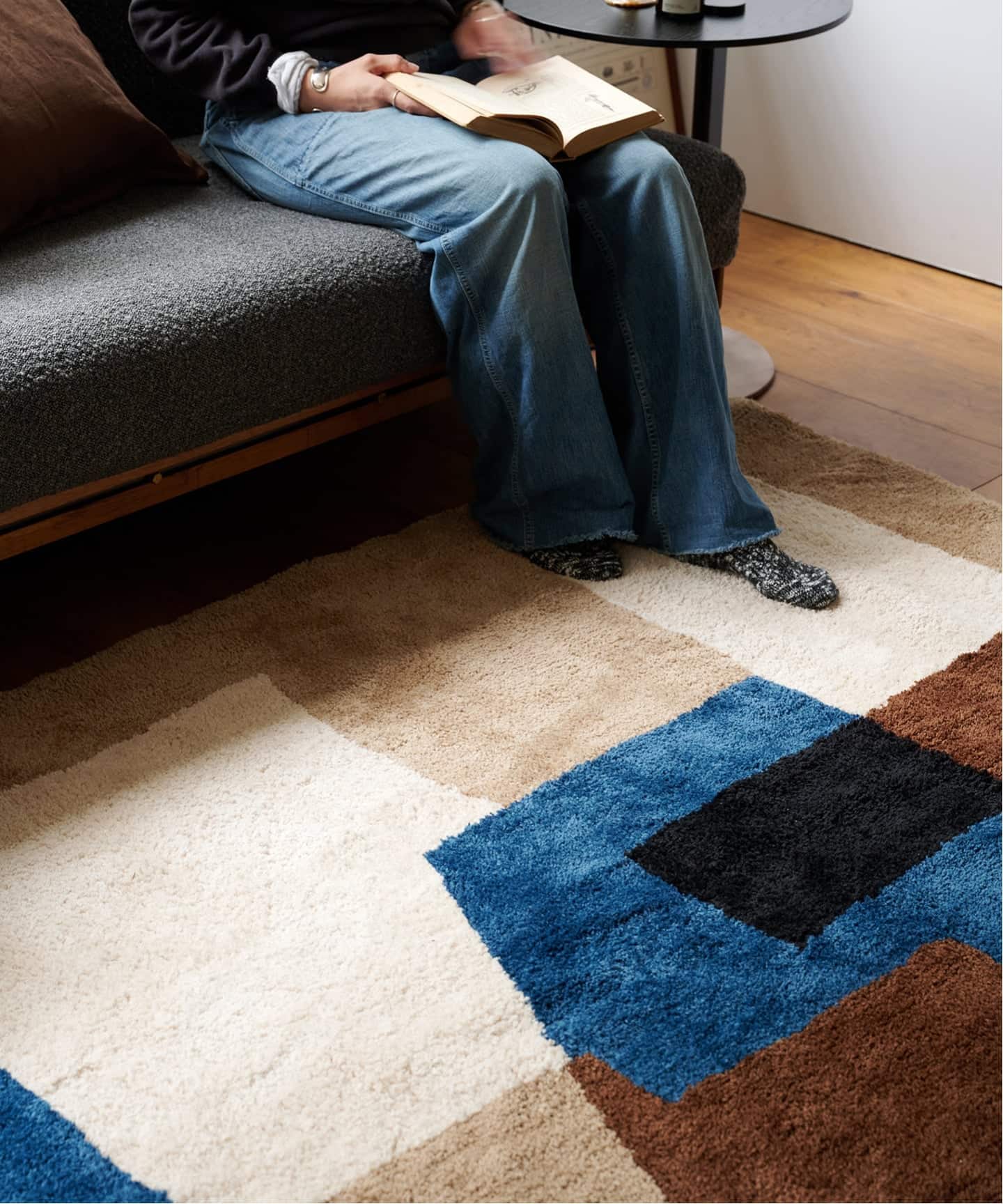 予約》GEOMETRIC RUG 140×200 ジオメトリックラグ（ラグ・マット