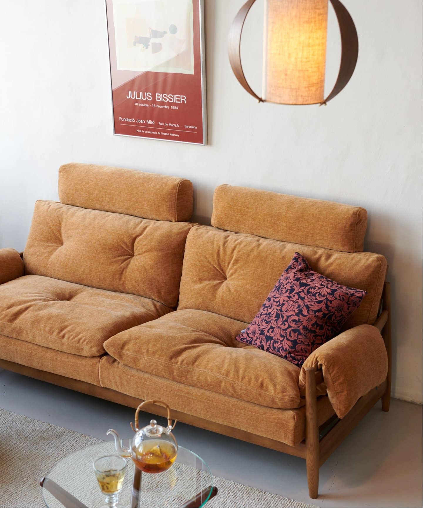 大型商品》MADEIRA SOFA (NTR/MT) マデイラソファ マスタード（ソファ