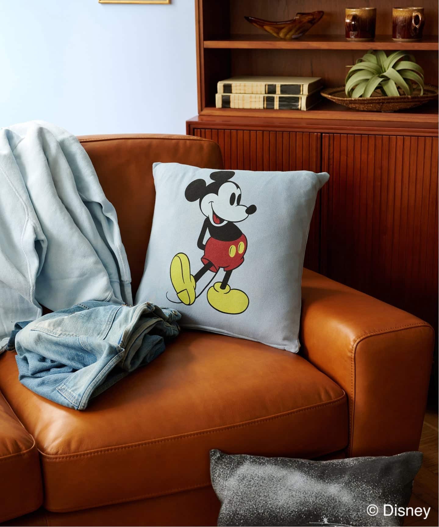 ACME別注 MICKEY CUSHION STANDING クッションカバー45cm（クッション