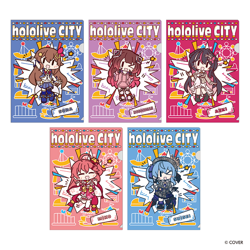 ホロライブシティアトラクションズ チケット風カード（ランダム13種