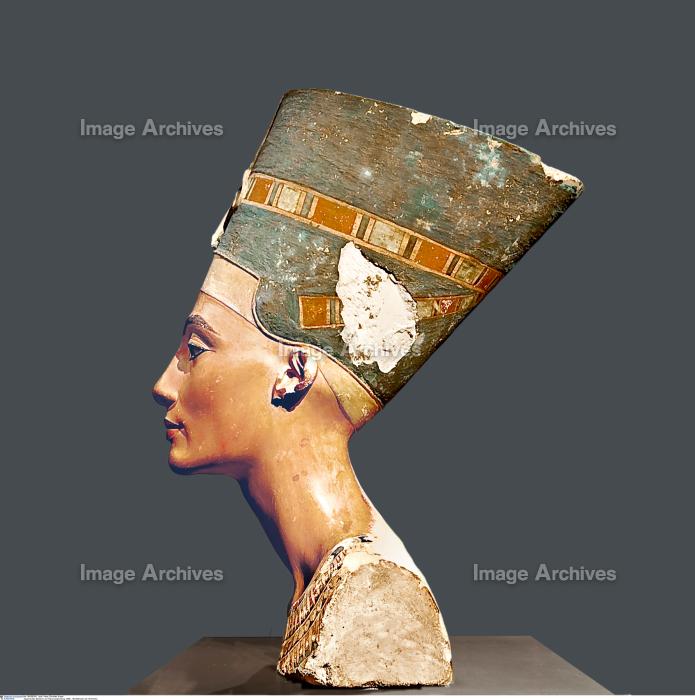 作品詳細 | 王妃ネフェルティティの胸像＿左側面 | イメージアーカイブ