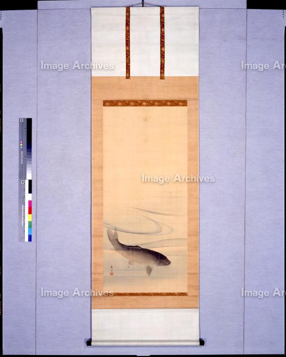 作品詳細 | 龍門鯉魚図(左) | イメージアーカイブ - DNPアート