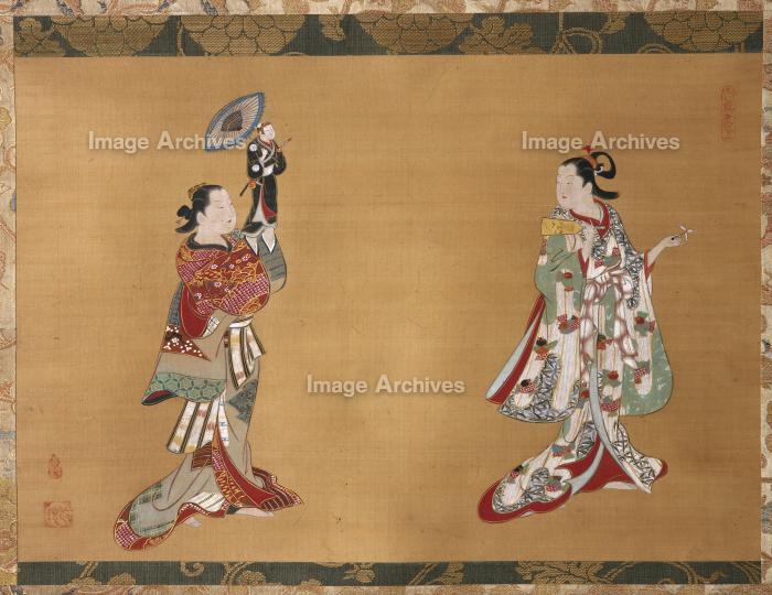 作品詳細 | 二美人図 | イメージアーカイブ - DNPアート