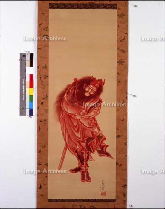 作品詳細 | 朱描鍾馗図 | イメージアーカイブ - DNPアート