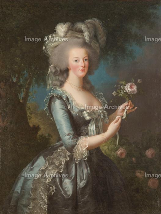 作品詳細 | バラを持つマリー=アントワネット | イメージアーカイブ