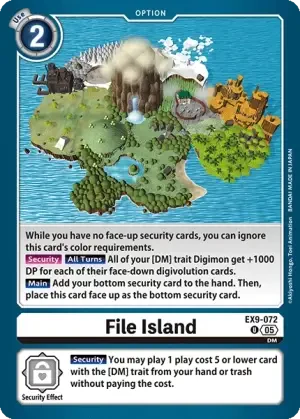 File Island (EX9-072) - DigimonCard