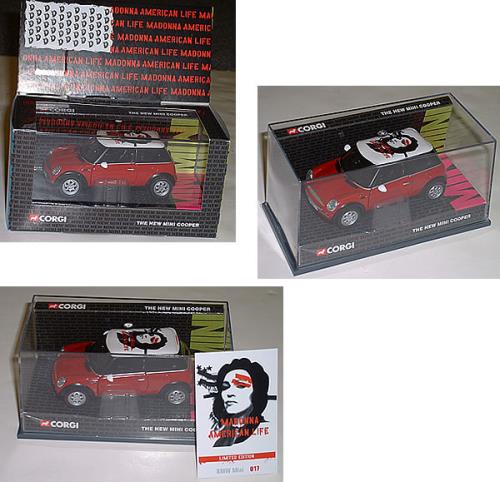 マドンナ American Life Corgi製 Mini Cooper Madonna American Life