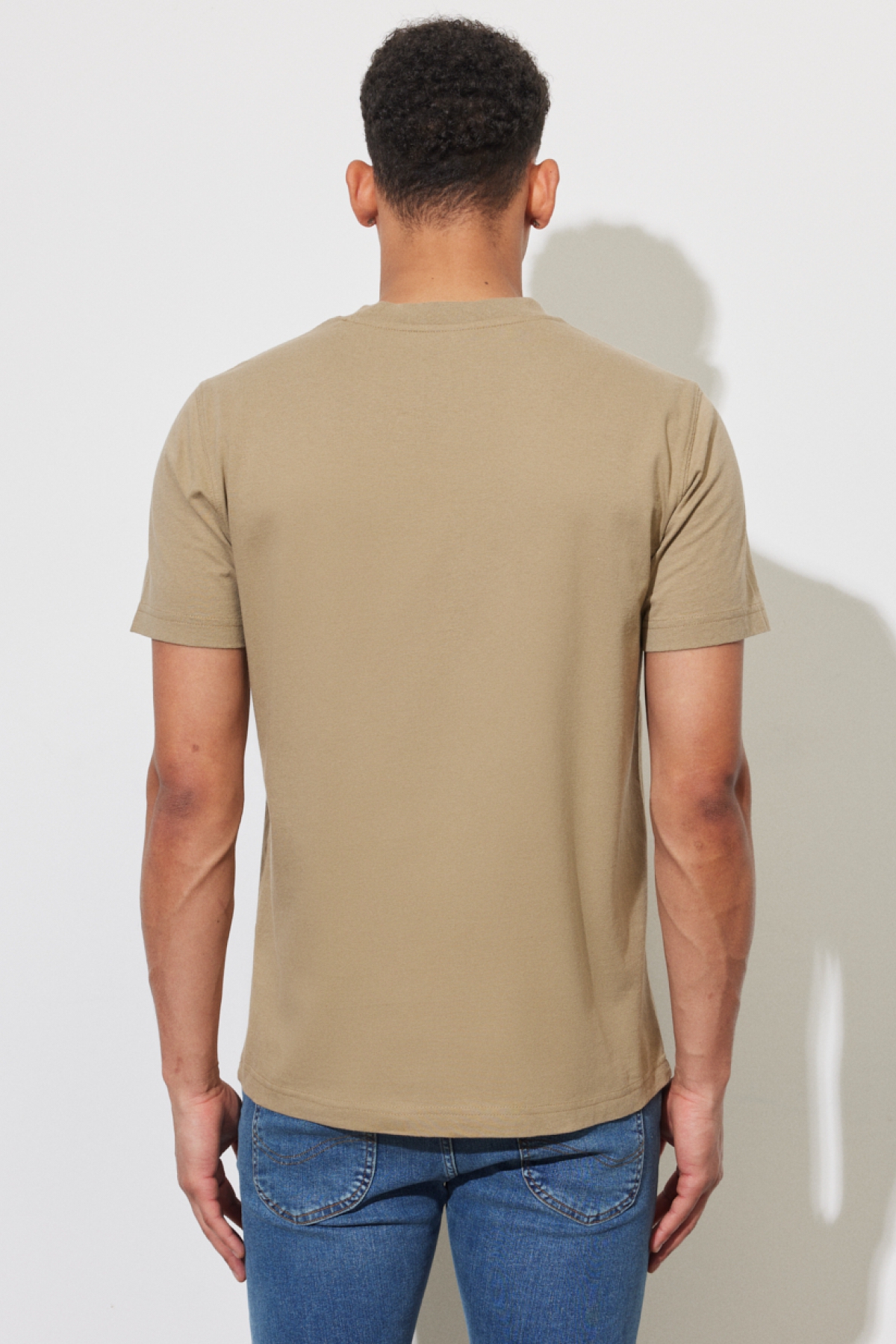 Regular Fit Normal Kesim %100 Pamuk Bisiklet Yaka Tişört L68SFE56