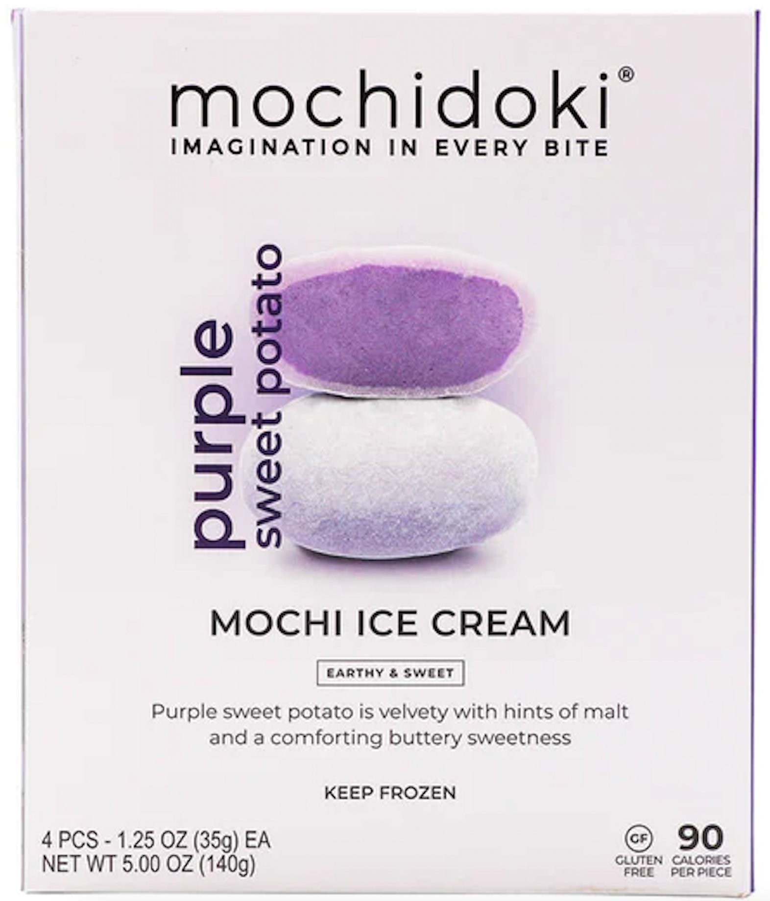Mochidoki Purple Sweet Potato Mochi Ice Cream, 5 OZ | Central