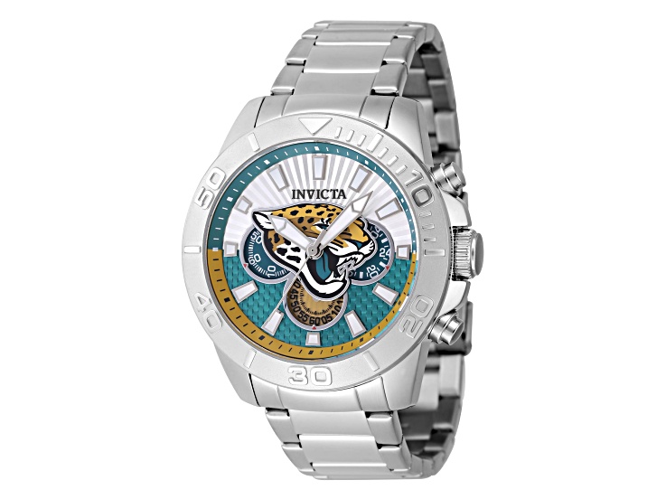 Invicta NFL Pro Diver 45mm Jacksonville Jaguars Quartz Watch