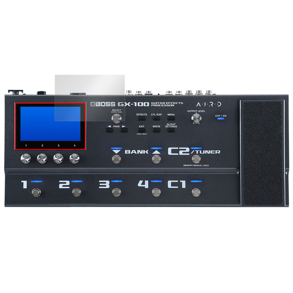 BOSS Guitar Effects Processor GX-100 用 保護フィルム | 高精細液晶