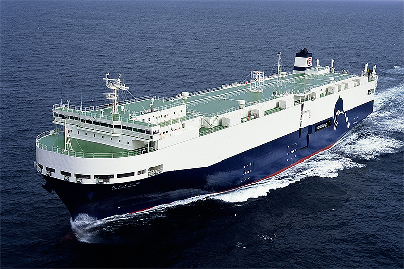 トヨタ系の車輌運搬船「とよふじ丸」、バイオディーゼル燃料で試験運行