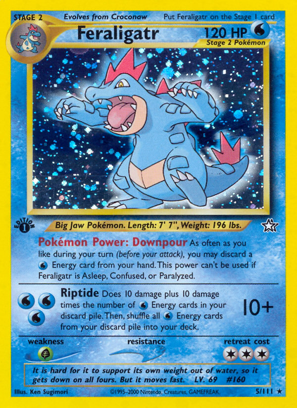 Feraligatr [1st Edition] #5 Price: $160 → PSA 10: $7,294 (2025