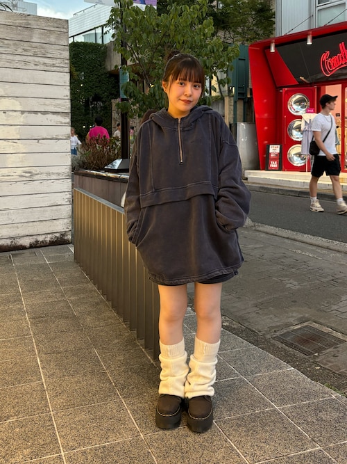 セール】FADED SWEAT ANORAK PARKA（パーカー）｜X-girl（エックス