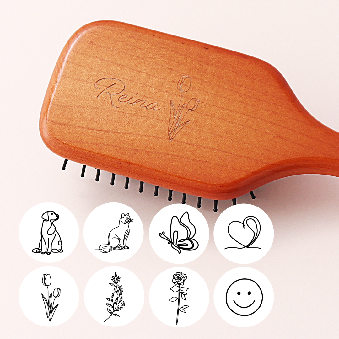 お名前&イラスト刻印】アヴェダの名品 パドルブラシミニ AVEDA | AVEDA