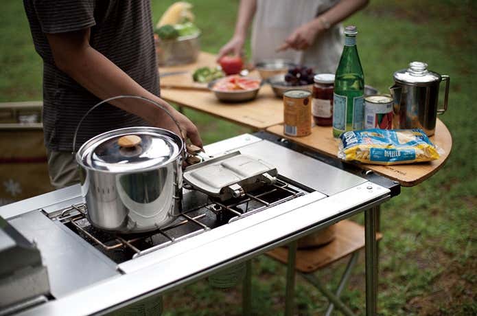 スノーピークのテーブルが使いやすい！しかも自分好みでカスタム可能