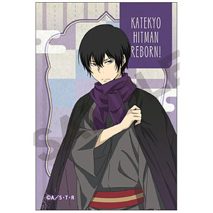 家庭教師ヒットマンREBORN！ アート缶バッジ 六道骸 冬着物 ミニキャラ