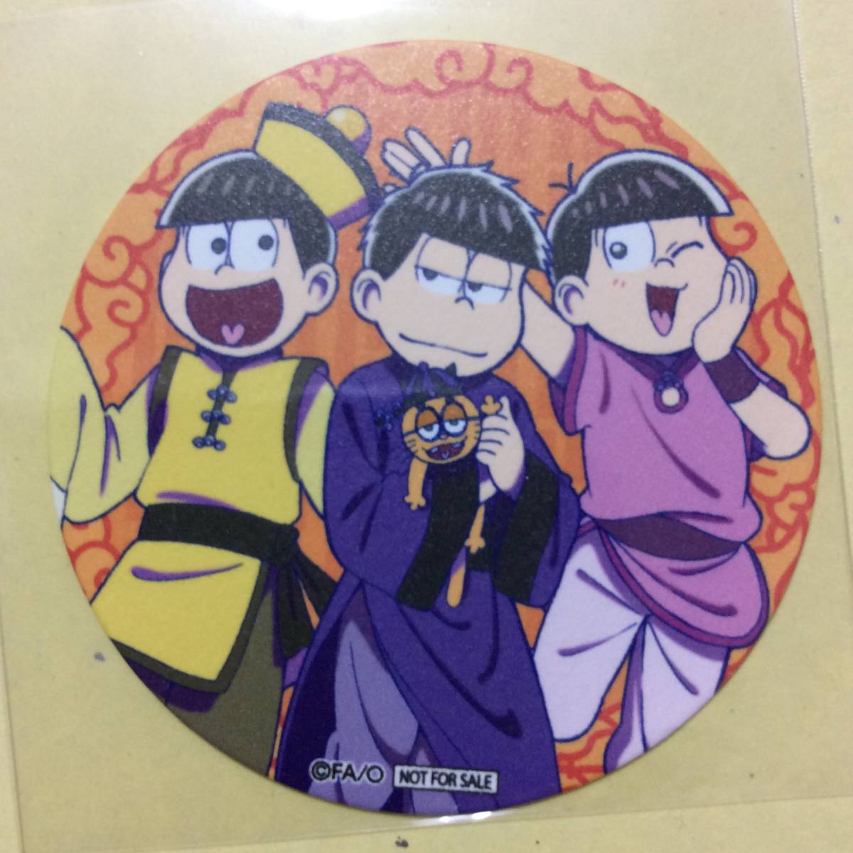 新品】おそ松さん 弟松 ばくだん焼本舗 コースター 第ニ弾 中華風