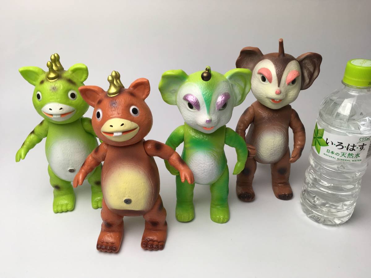 ブースカ チャメゴン イヌクマ 指人形 キーフォルダー ソフビ