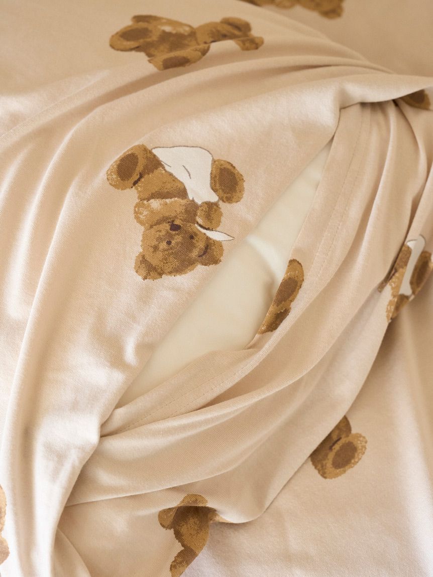 Sleep】ベア柄3点セット（ダブル）(寝具セット)｜ルームウェア