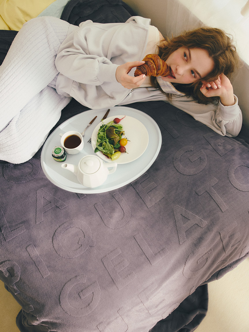 Sleep】DOG柄 プリント毛布(ブランケット・タオルケット)｜ルーム