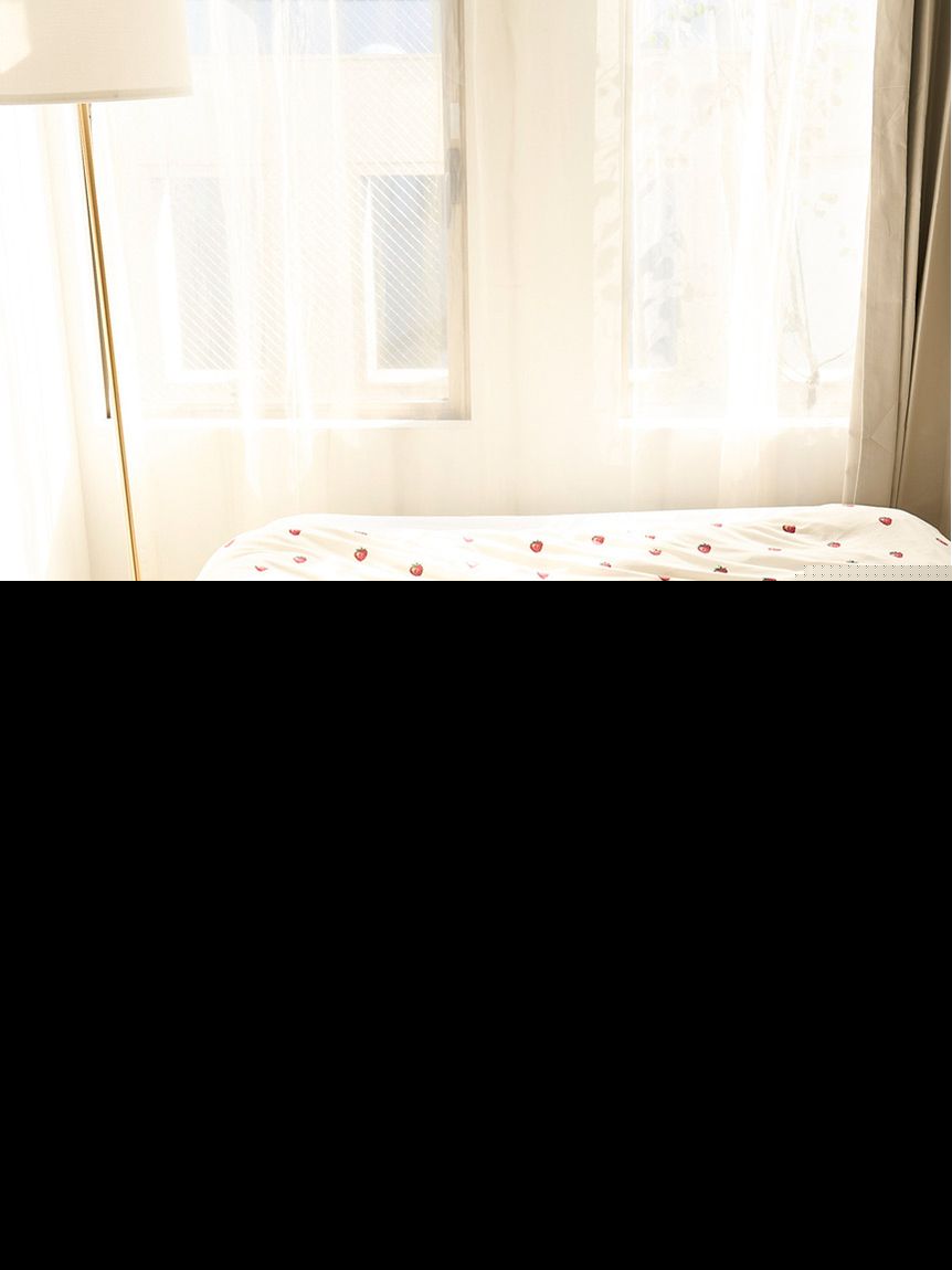 Sleep】ストロベリー柄掛けカバー（シングル）(掛け布団カバー