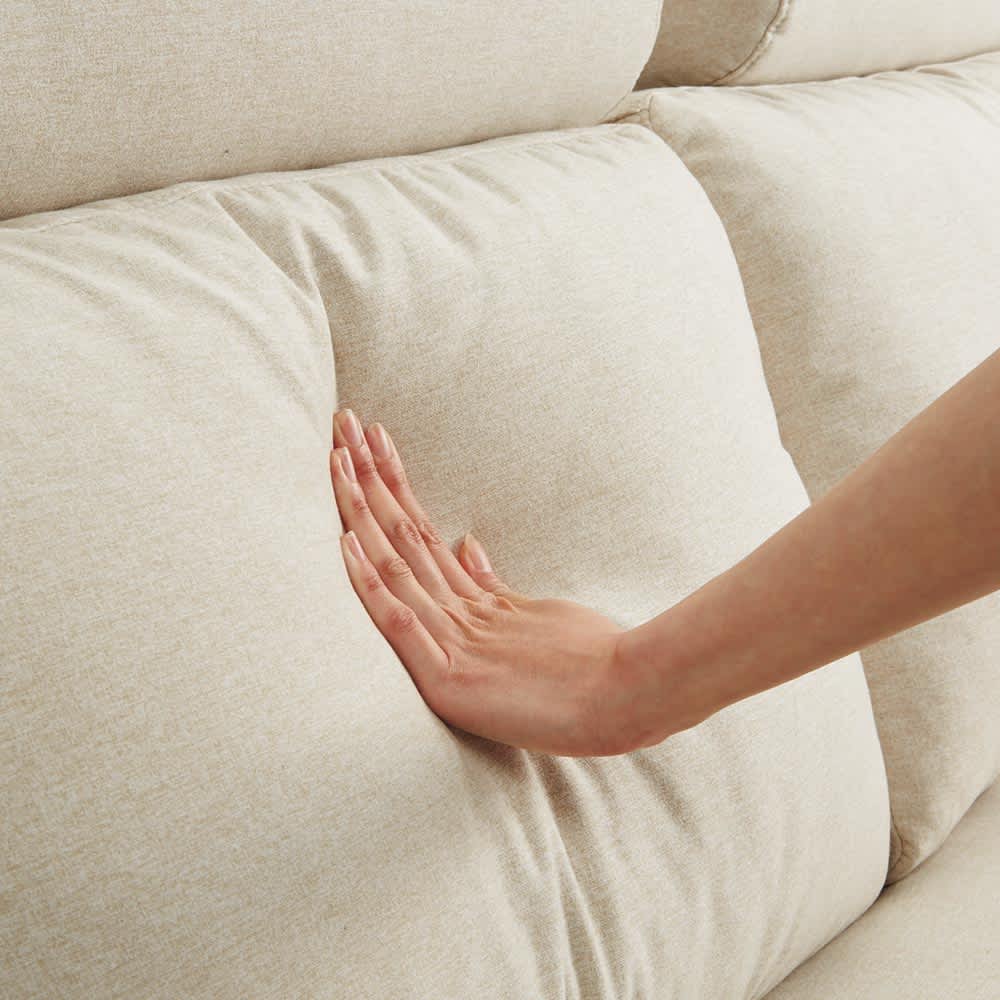 Monista/モニスタ カバーリングフェザーソファ ヘッドレスト付 2人掛け