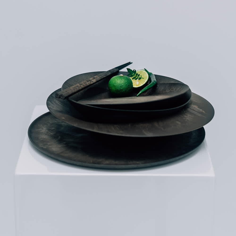 ARAS 杉皮大皿ウェーブ 27.5cm 割れないお皿 通販 - ディノス