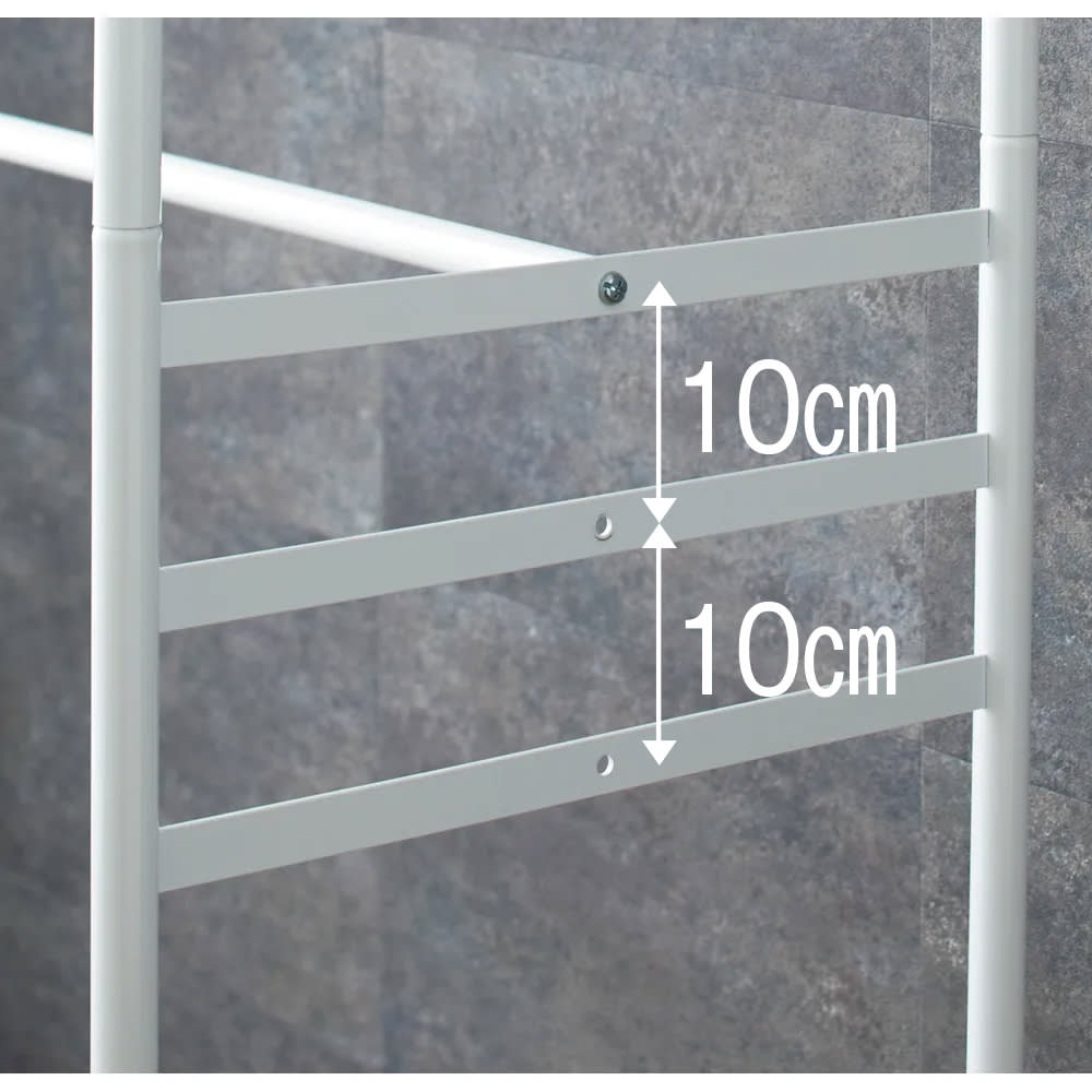 白でカスタマイズするホワイトハンガーシリーズ 上下・左右カーテン