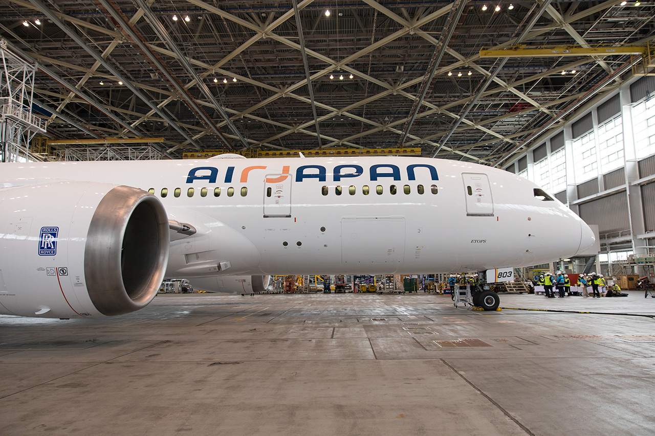 AirJapan、初号機 JA803A お披露目！2月9日 成田－バンコク線就航 - LCCjp