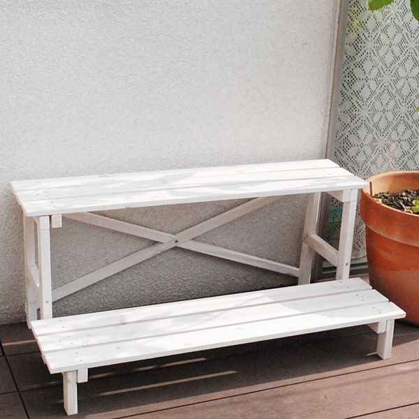 園芸ネット本店｜[送料無料]鉢棚：2ウェイフラワースタンド2段