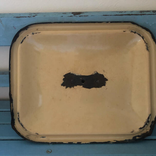 ホーロー缶 値下げ！アンティーク ホーロー ブレッド缶 アンティーク